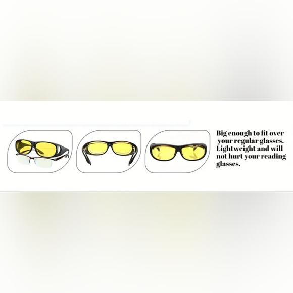 Polarized Night & Day Driving Sunglasses/Goggles - Picture 5 of 14